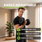 VirtuFit Verstellbare Hantel - Vinyl - 15 kg - Zweite Chance