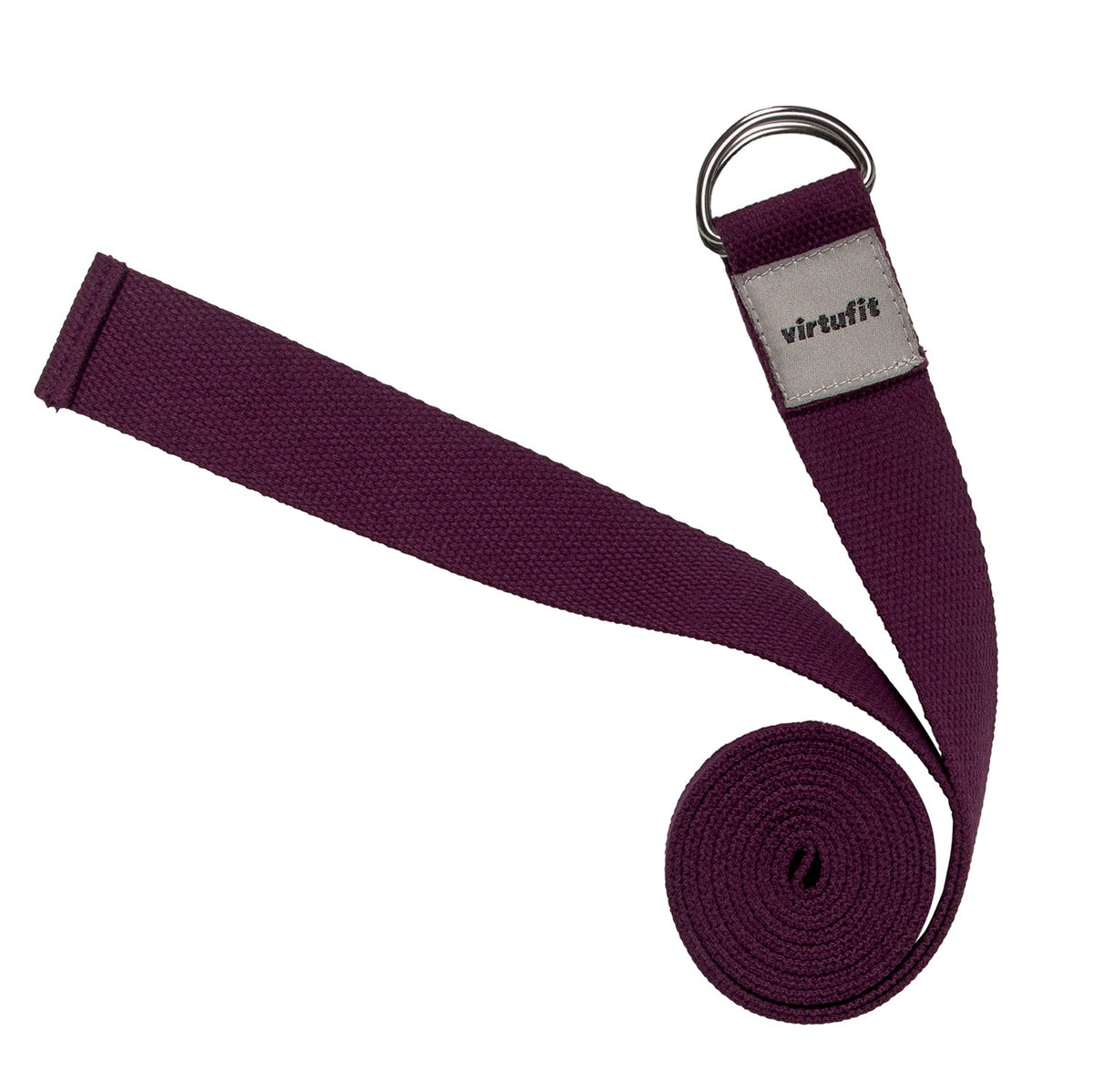 VirtuFit Premium Yoga Riem - 250 cm - Mulberry - Afbeelding 6
