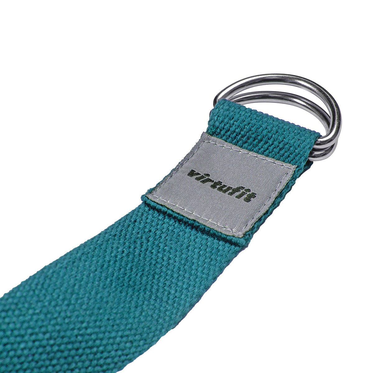 VirtuFit Premium Yoga Riem - 250 cm - Ocean Green - In gebruik
