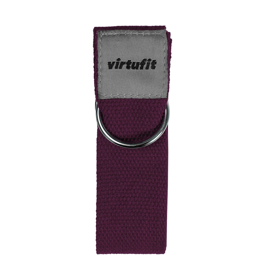 VirtuFit Premium Yogamat Draagriem - Mulberry - In gebruik