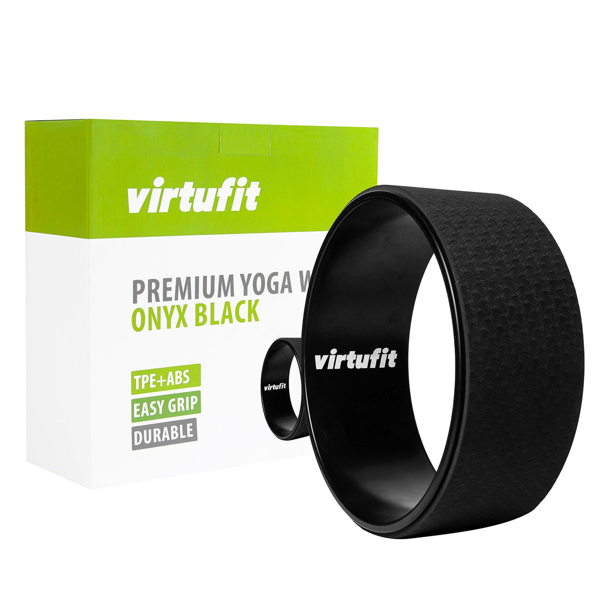 VirtuFit Premium Yoga Wiel - 33 cm - Onyx Black - Afbeelding 8