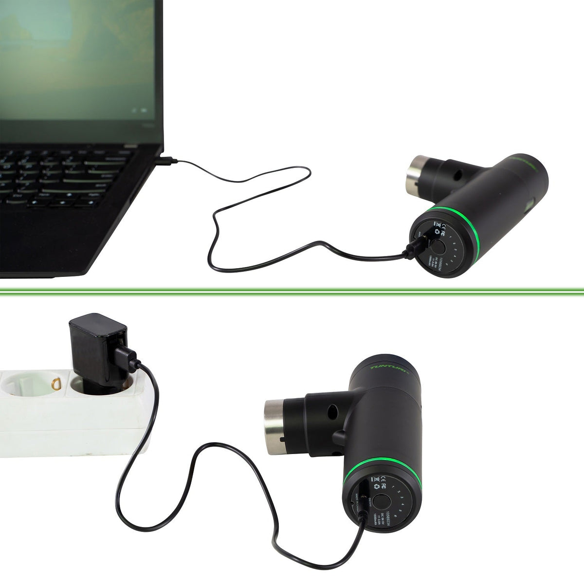 Tunturi Massage Gun Mini - Massage Gun - 4 opzetstukken - Afbeelding 5