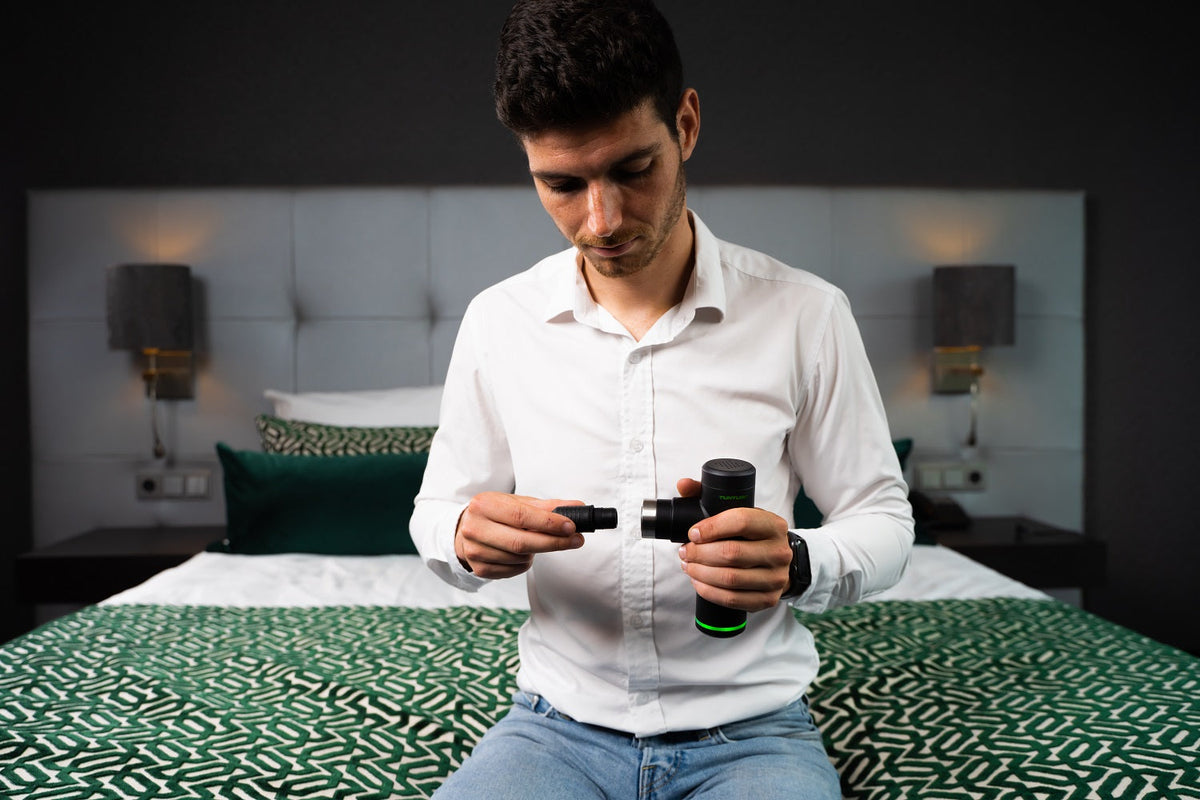 Tunturi Massage Gun Mini - Massage Gun - 4 opzetstukken - Afbeelding 12