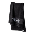 Fitwinkel Handdoek - 100 x 50 cm - Zwart - In gebruik