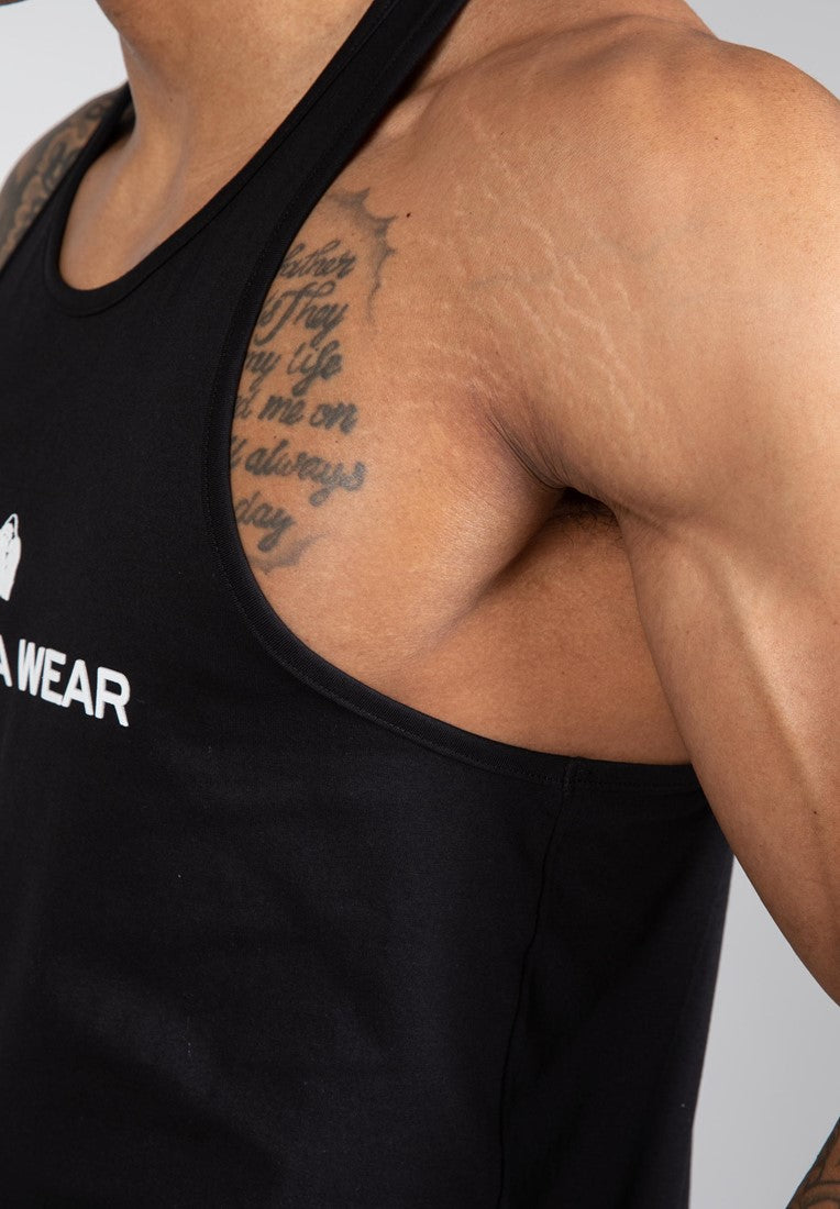 Gorilla Wear Carter Stretch Tank Top - Zwart - Afbeelding 5