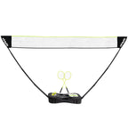 VirtuFit 2-in-1 tragbares Badminton- und Tennisset - inklusive Koffer und Schläger - Zweite Chance