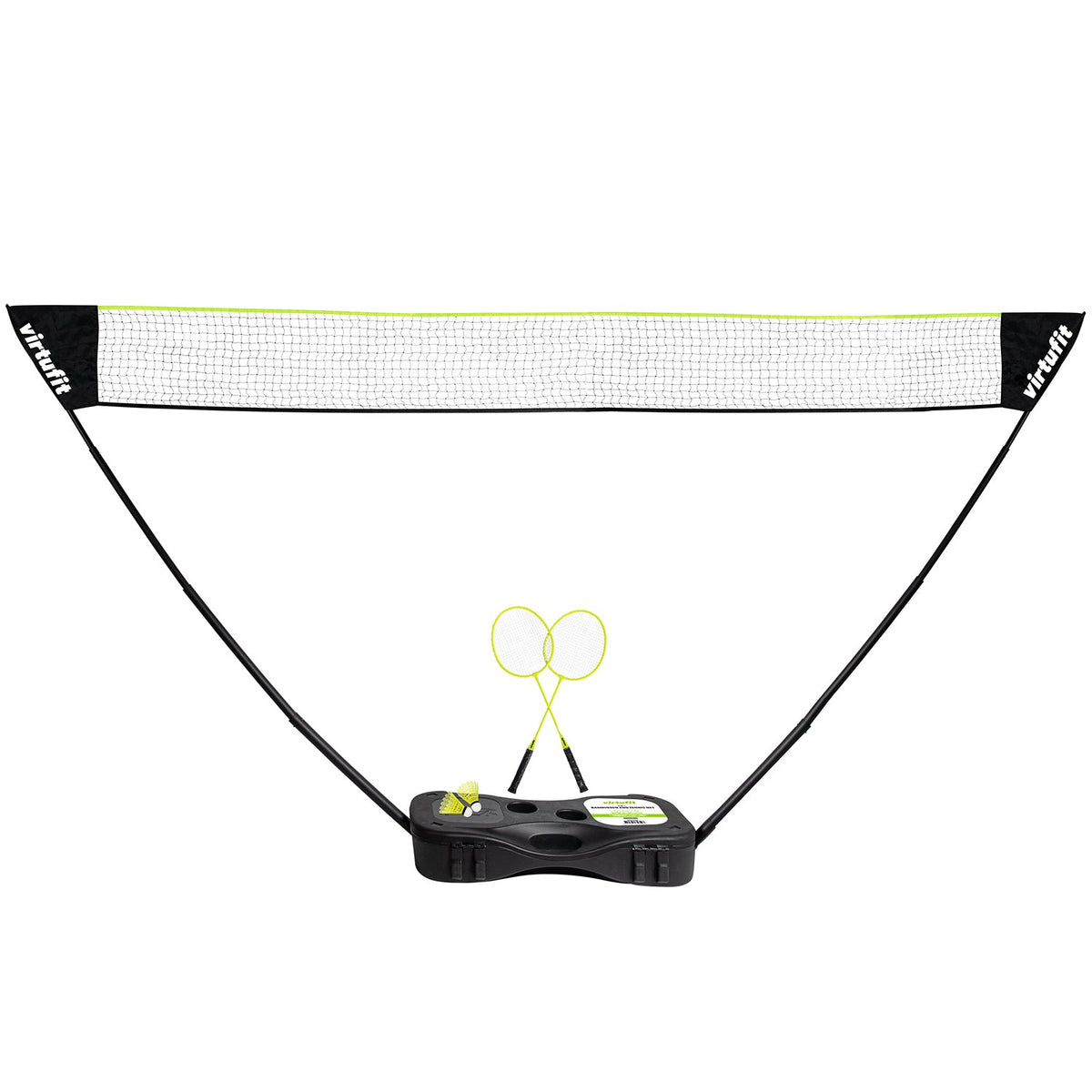VirtuFit 2-in-1 Portable Badminton- en Tennisset - Inclusief koffer en rackets - In gebruik