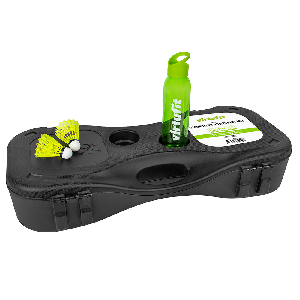 VirtuFit 2-in-1 Portable Badminton- en Tennisset - Inclusief koffer en rackets - Afbeelding 6