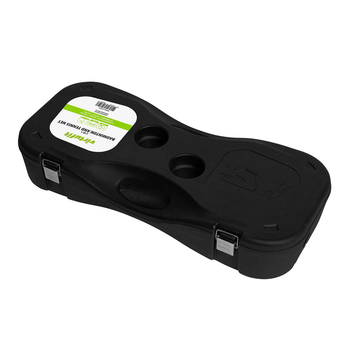 VirtuFit 2-in-1 tragbares Badminton- und Tennisset - inklusive Koffer und Schläger - Zweite Chance