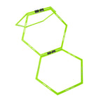 VirtuFit Hexagon Agility Grid - Speedladder -  6 Stuks - Inclusief opbergtas - In gebruik