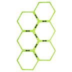 VirtuFit Hexagon Agility Grid - Speedladder -  6 Stuks - Inclusief opbergtas - Afbeelding 7