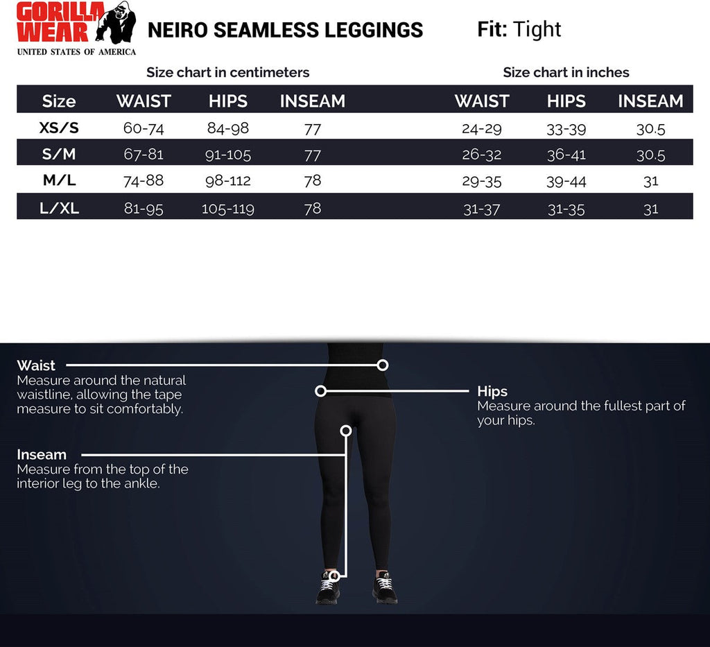 Gorilla Wear Neiro Seamless Leggings - Paars - Afbeelding 7