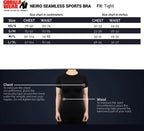 Gorilla Wear Neiro Seamless Sportbeha - Zwart - Afbeelding 8