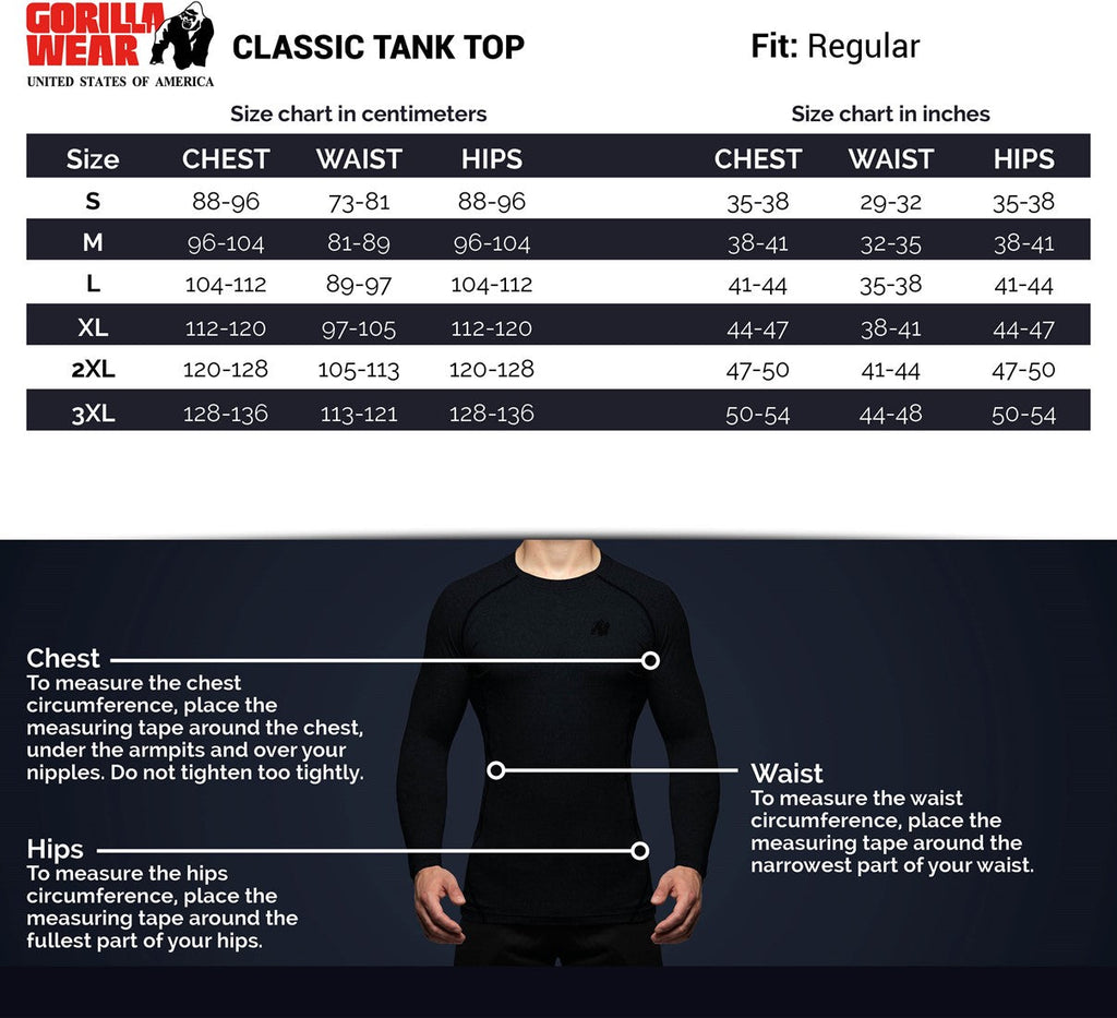 Gorilla Wear Classic Tank Top - Zwart - Afbeelding 11