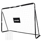 VirtuFit Fußballtor mit Torwand - Fußballtor - 215 x 150 cm - Zweite Chance