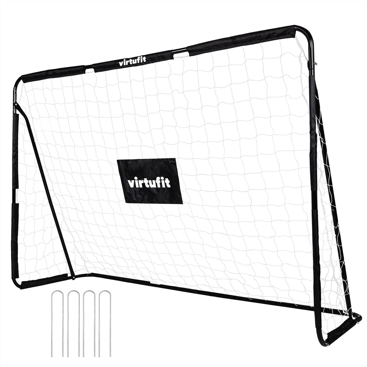 VirtuFit Fußballtor mit Torwand - Fußballtor - 215 x 150 cm - Zweite Chance