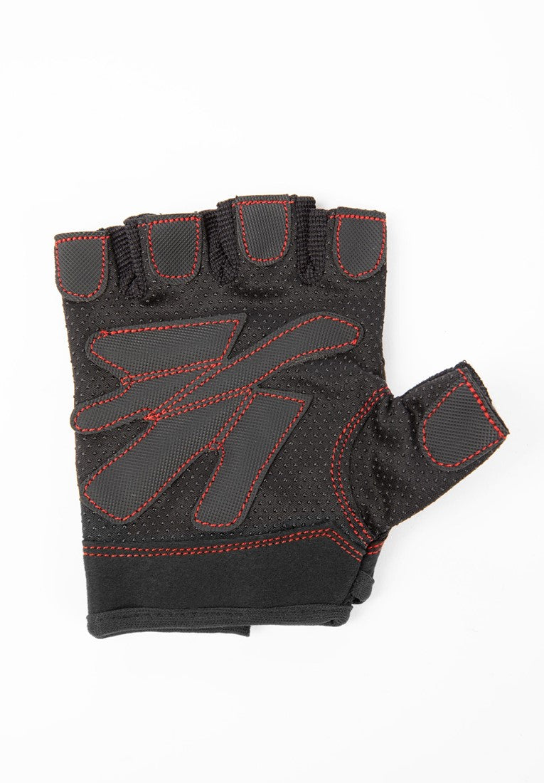 Gorilla Wear Womens Fitness Gloves - Fitness Handschoenen - Zwart/Rode Stiksels - Afbeelding 5