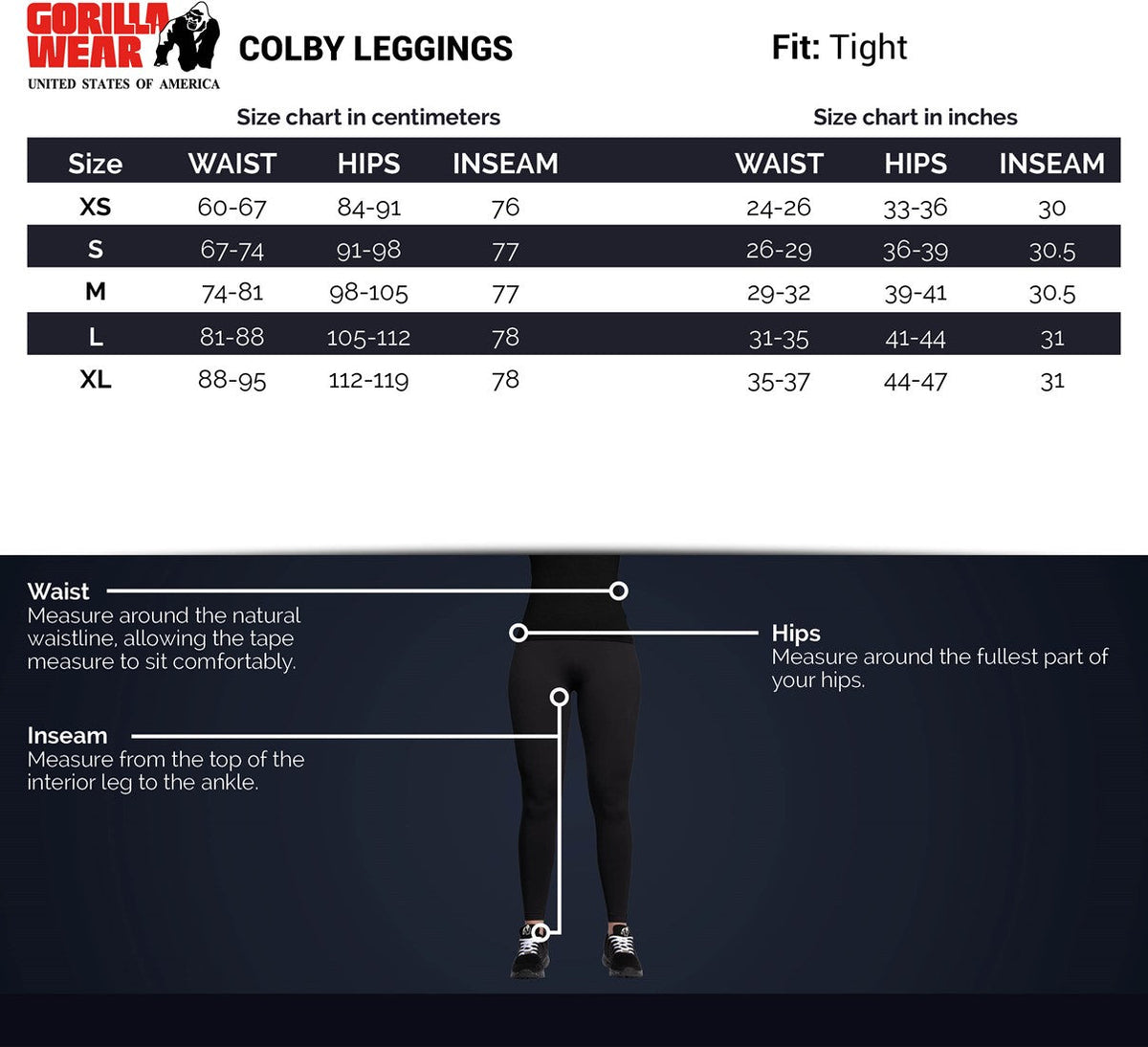 Gorilla Wear Colby Legging - Grijs - Afbeelding 6