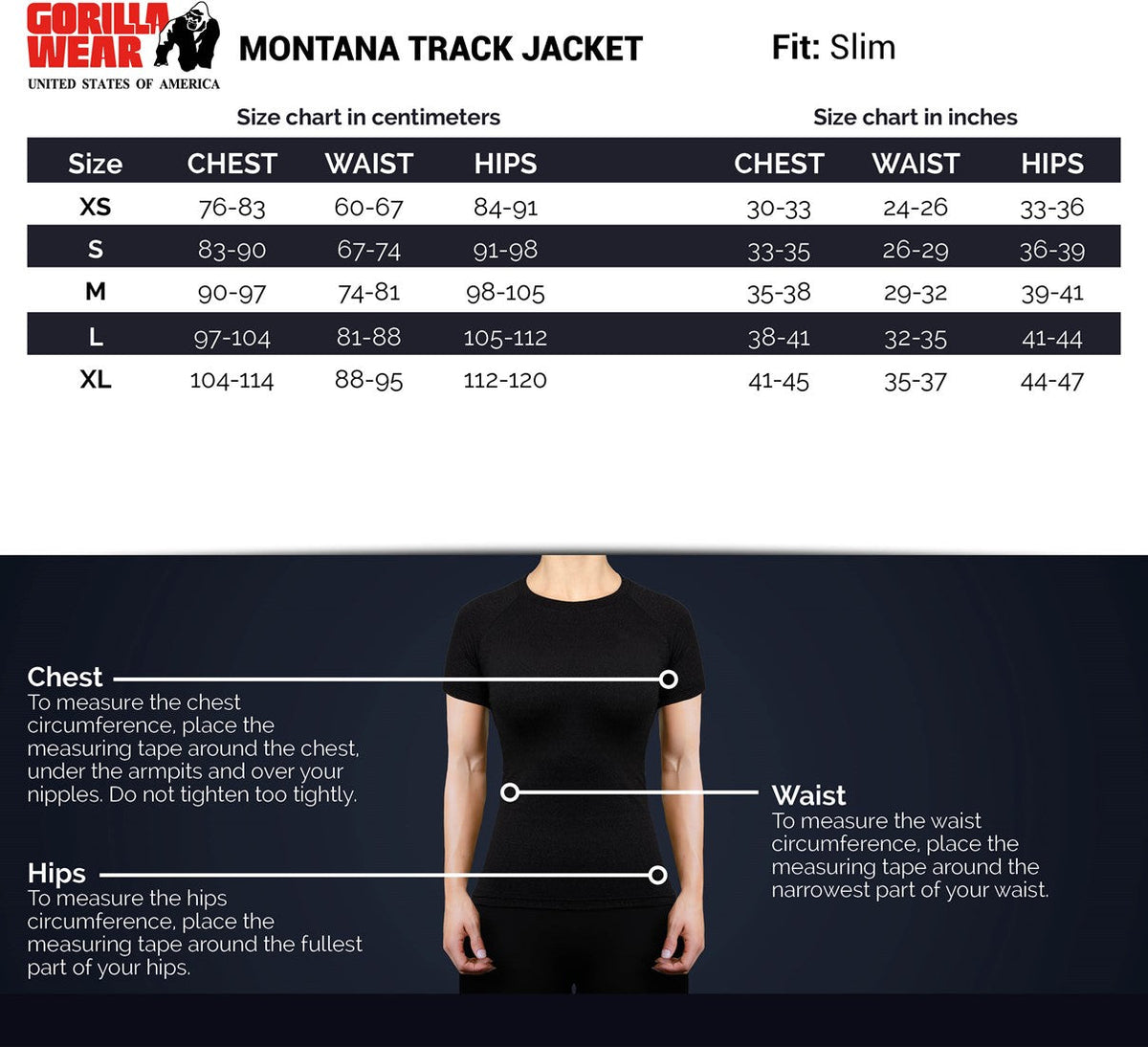 Gorilla Wear Montana Trainingsjas - Zwart - Afbeelding 8
