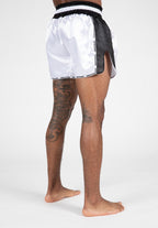 Gorilla Wear Piru Muay Thai Shorts - Wit/Zwart - Afbeelding 5