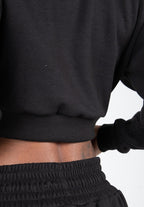Gorilla Wear Ocala Cropped Half-Zip Sweatshirt - Zwart - Afbeelding 5