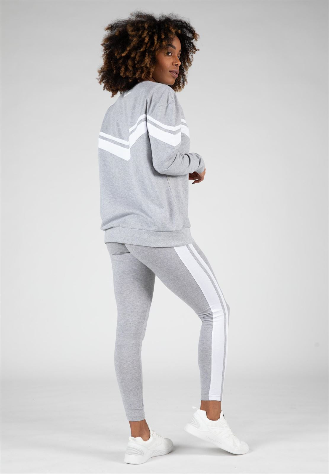 Gorilla Wear Hailey Leggings - Grijs Gemeleerd - In gebruik