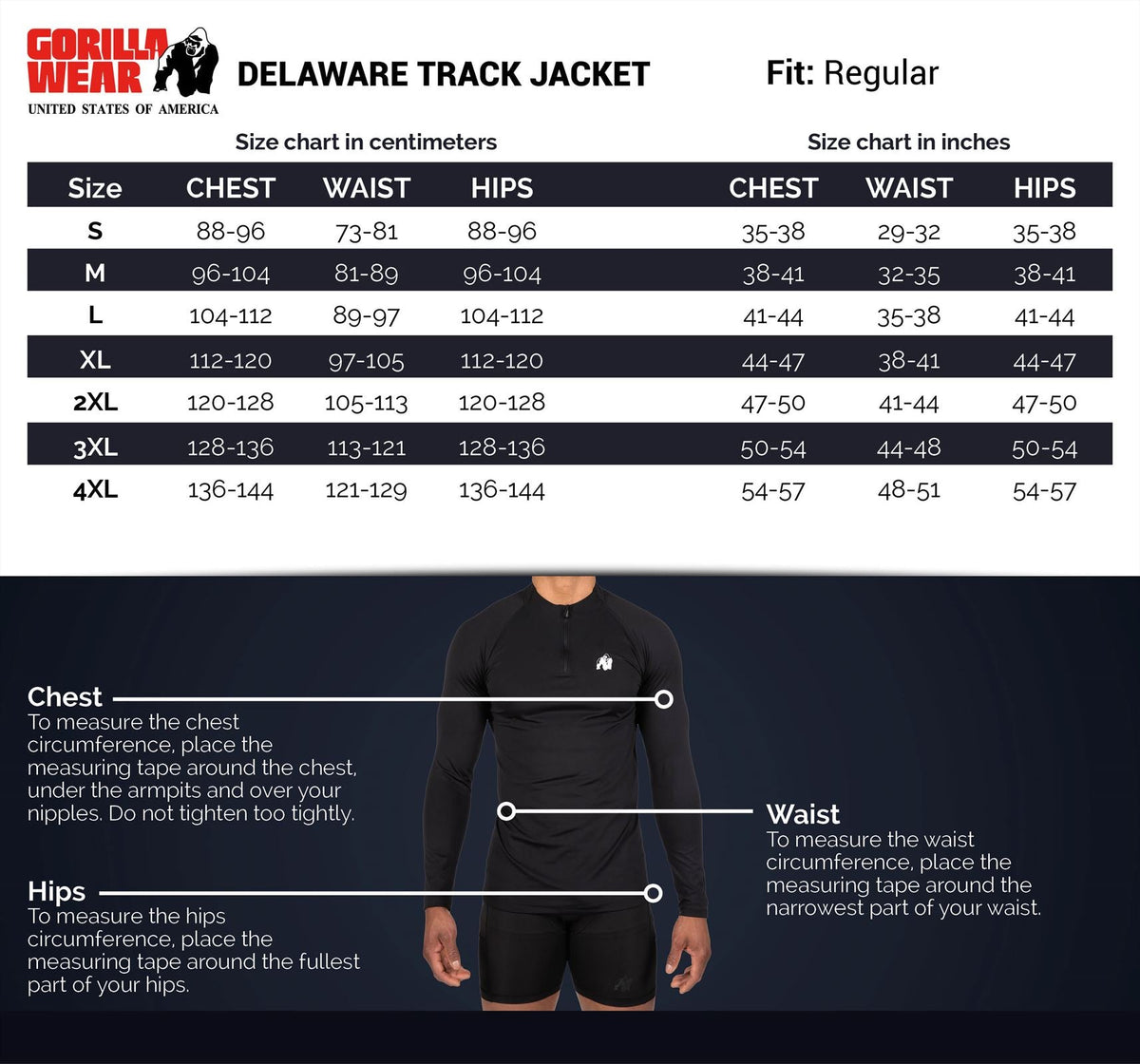 Gorilla Wear Delaware Trainingsjas - Marineblauw - Afbeelding 7