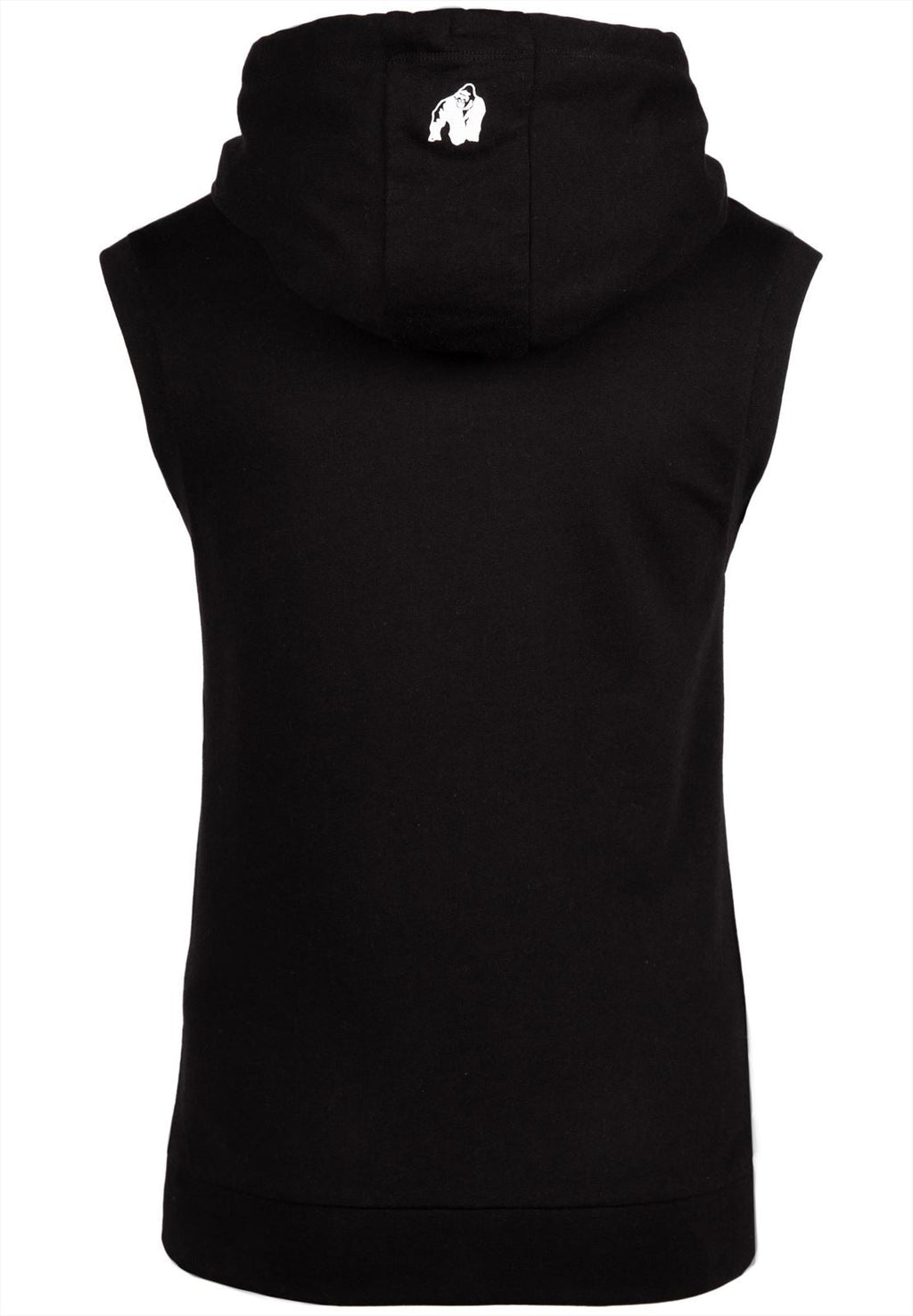 Gorilla Wear Virginia Mouwloze Hoodie - Zwart - Afbeelding 5