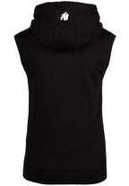 Gorilla Wear Virginia Mouwloze Hoodie - Zwart - Afbeelding 5