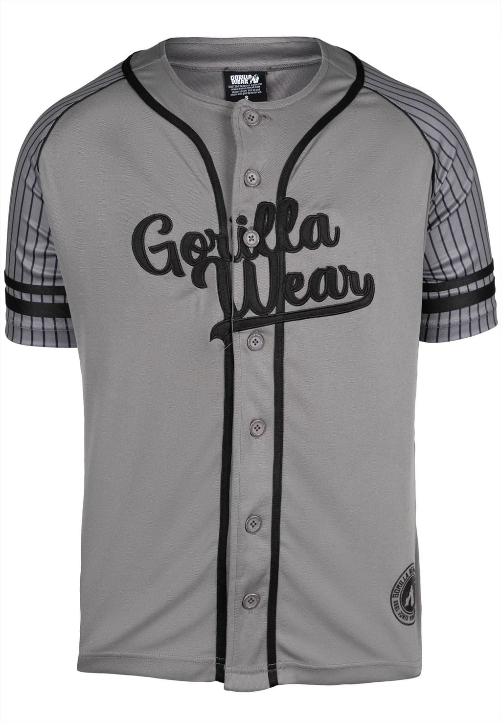 Gorilla Wear 82 Baseball Jersey - Grijs - In gebruik