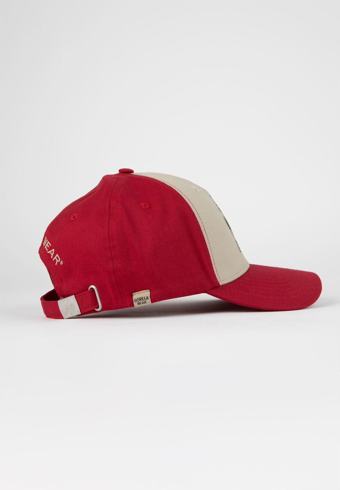 Gorilla Wear Buckley Pet - Rood/Beige - In gebruik