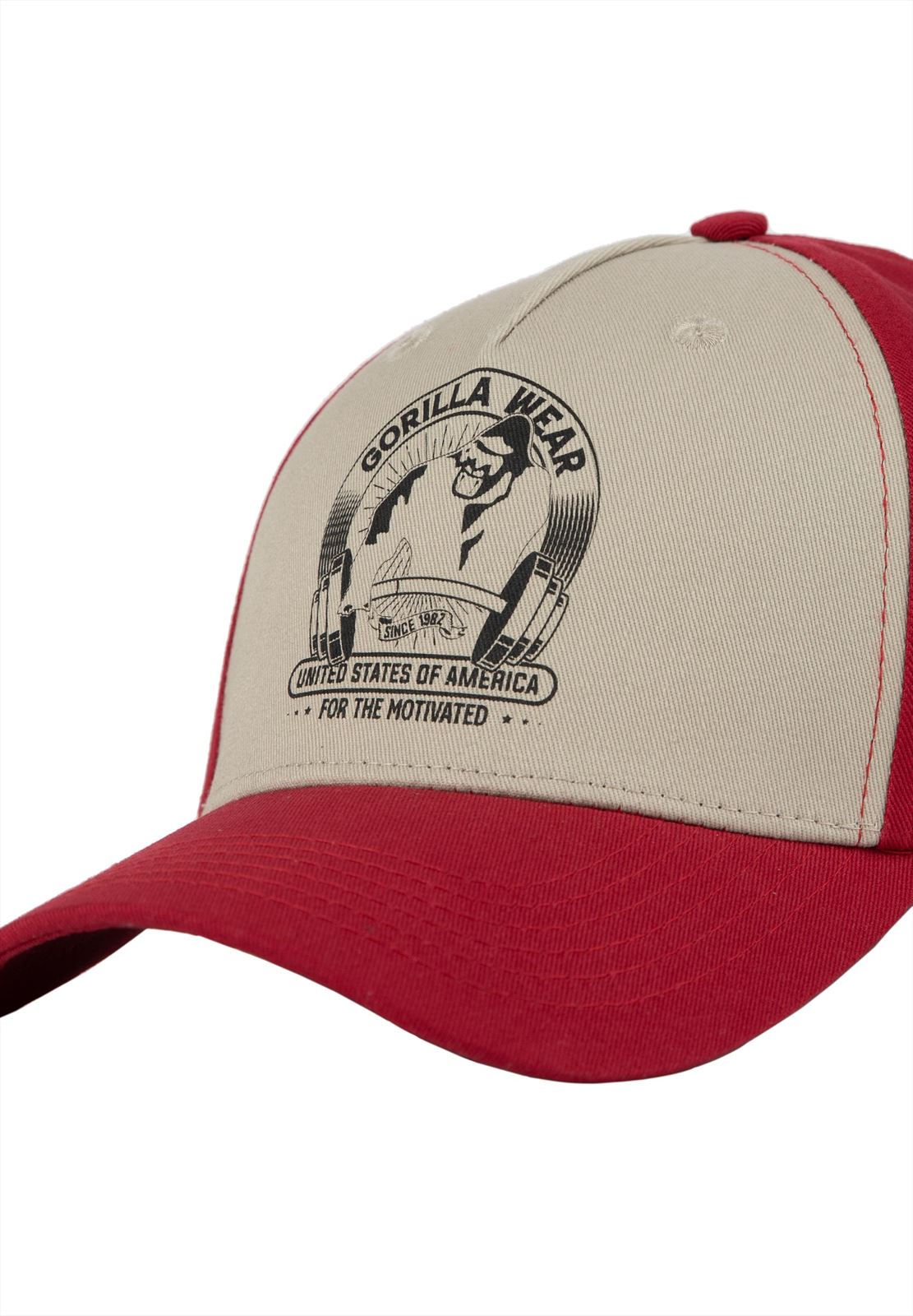 Gorilla Wear Buckley Pet - Rood/Beige - Afbeelding 6