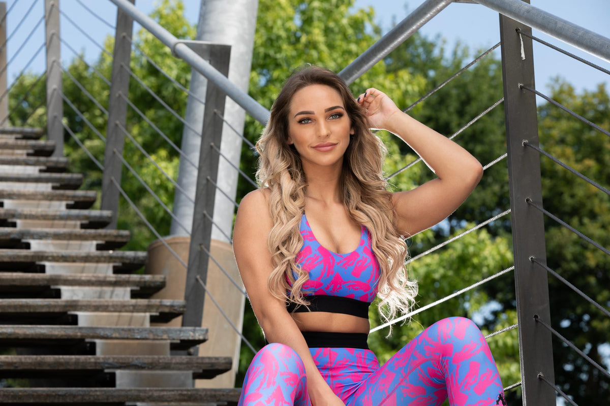 Gorilla Wear Colby Legging - Blauw/Roze - Afbeelding 5