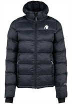 Gorilla Wear Rachel Puffer Jas - Zwart - In gebruik