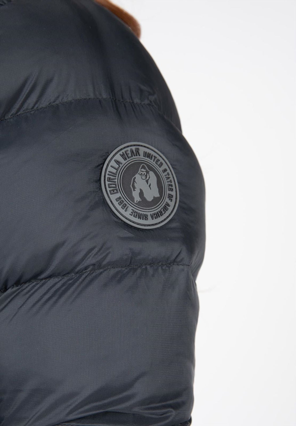 Gorilla Wear Rachel Puffer Jas - Zwart - Afbeelding 9