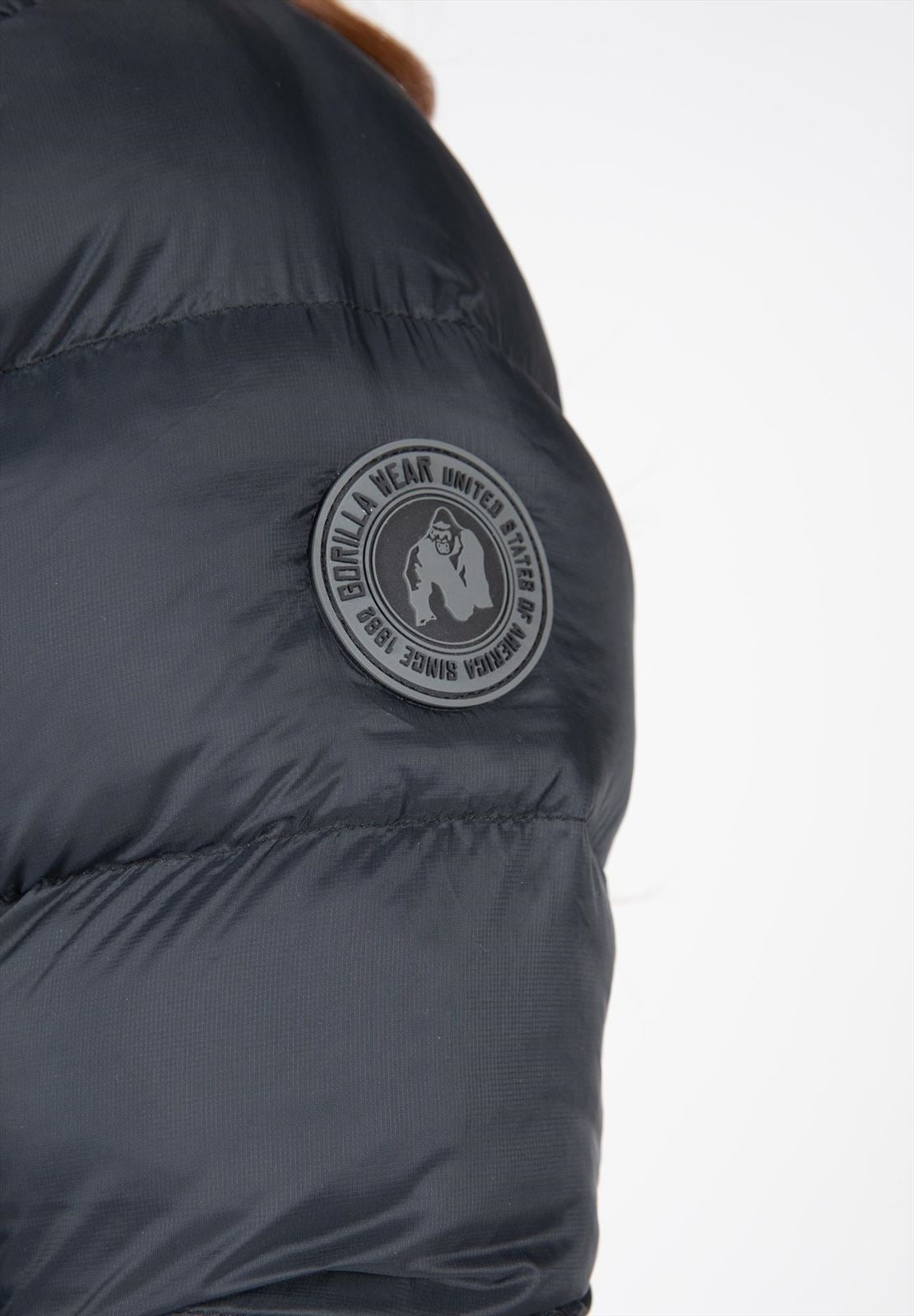 Gorilla Wear Rachel Puffer Jas - Zwart - Afbeelding 9