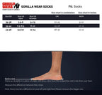 Gorilla Wear Quarter Sokken 2-Pack - Zwart - Afbeelding 5