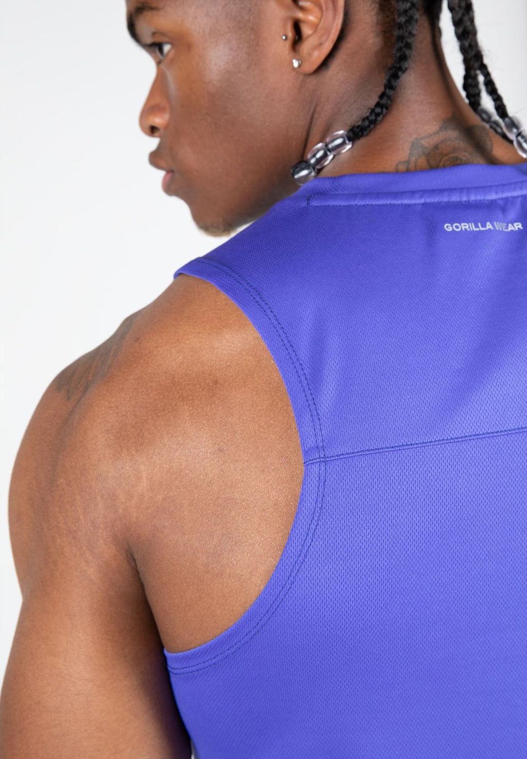 Gorilla Wear Washington Tank Top - Blauw - Afbeelding 9