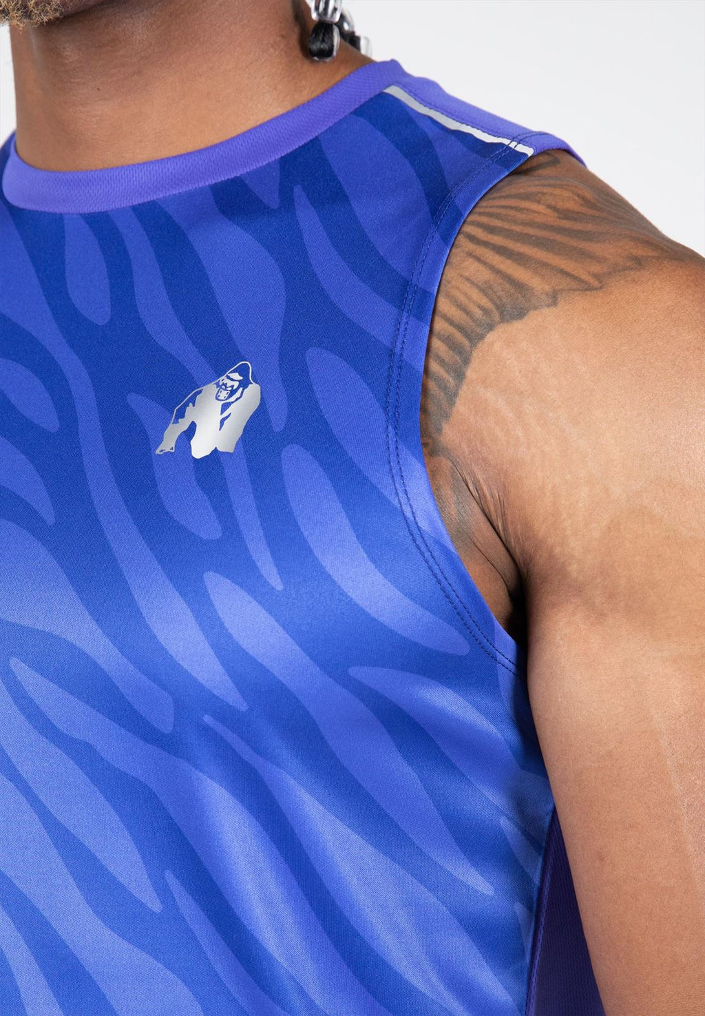 Gorilla Wear Washington Tank Top - Blauw - Afbeelding 10