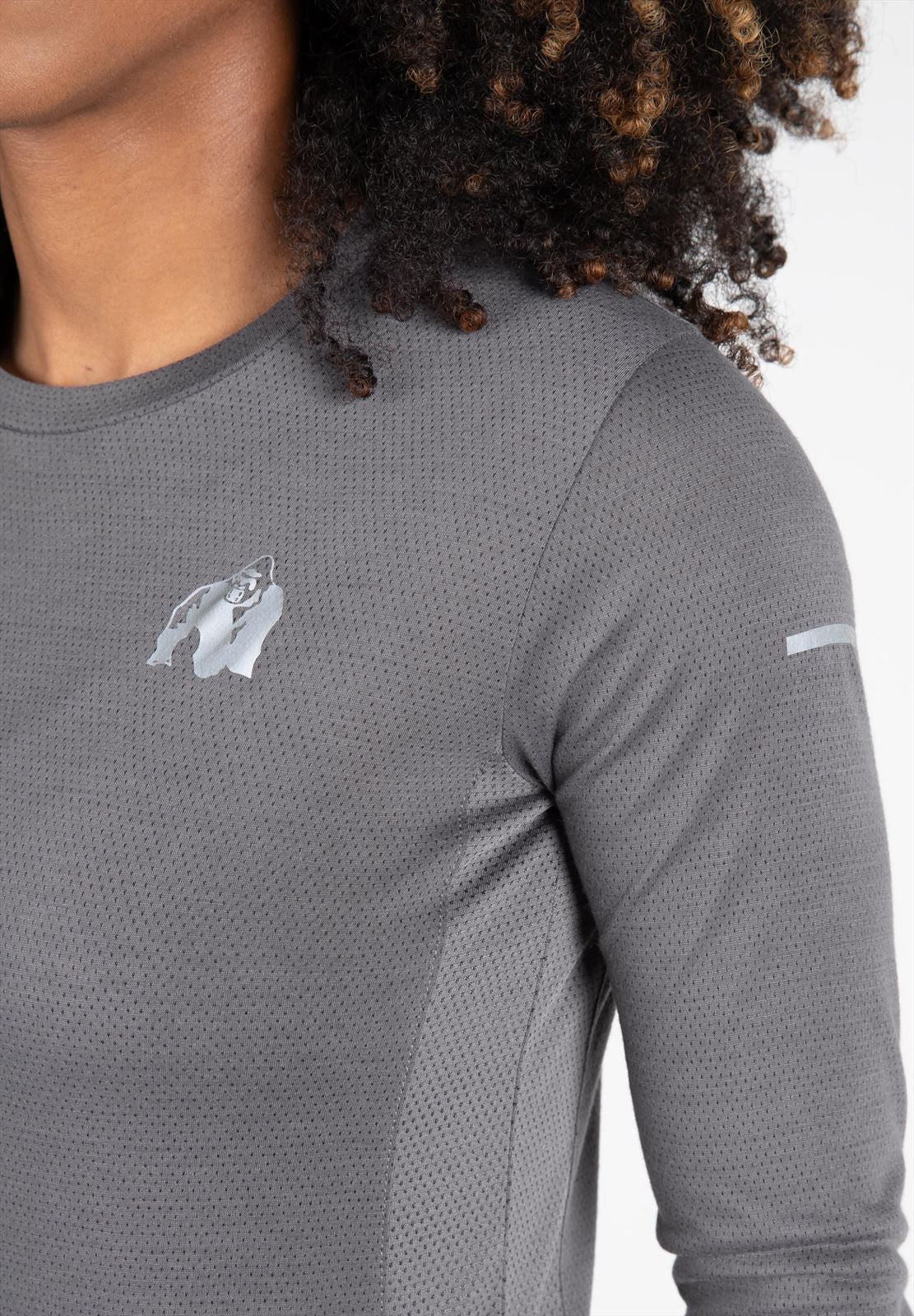 Gorilla Wear Raleigh Longsleeve - Grijs - Afbeelding 9