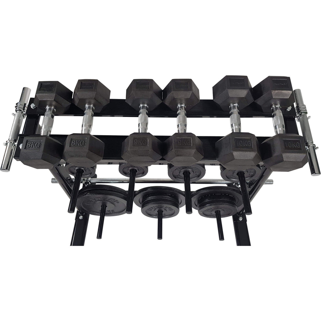 Tunturi Opbergrek - voor Dumbbells / Halterschijven / Halterstangen - Detail