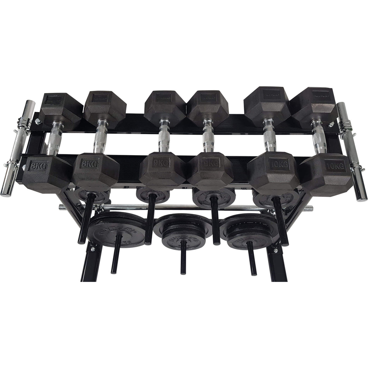 Tunturi Opbergrek - voor Dumbbells / Halterschijven / Halterstangen - Detail