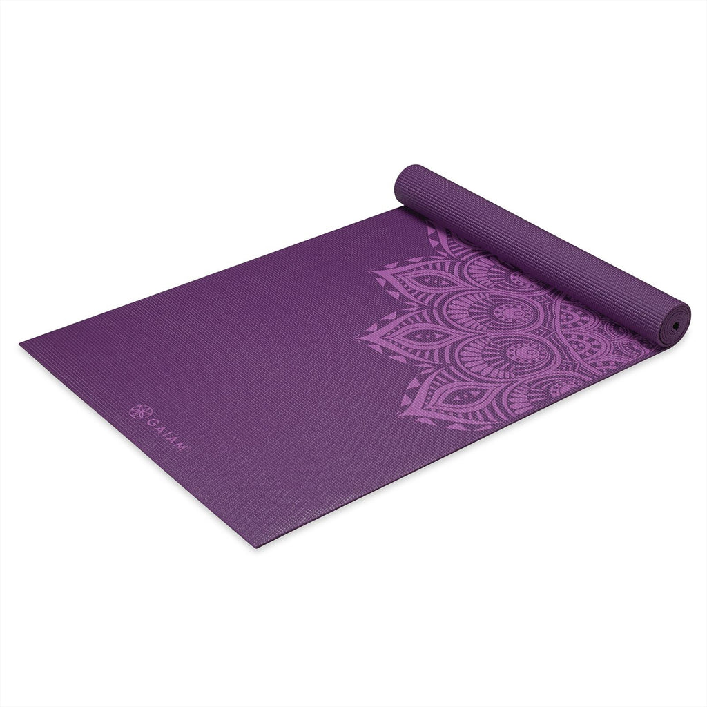 Gaiam Yogamat  - 6 mm - Purple Mandala - Detail