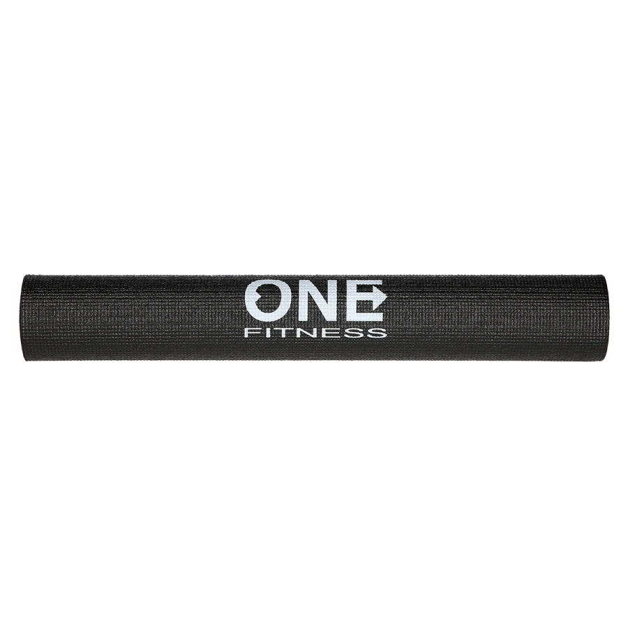 One Fitness Yogamat - Zwart - 3 mm - Detail