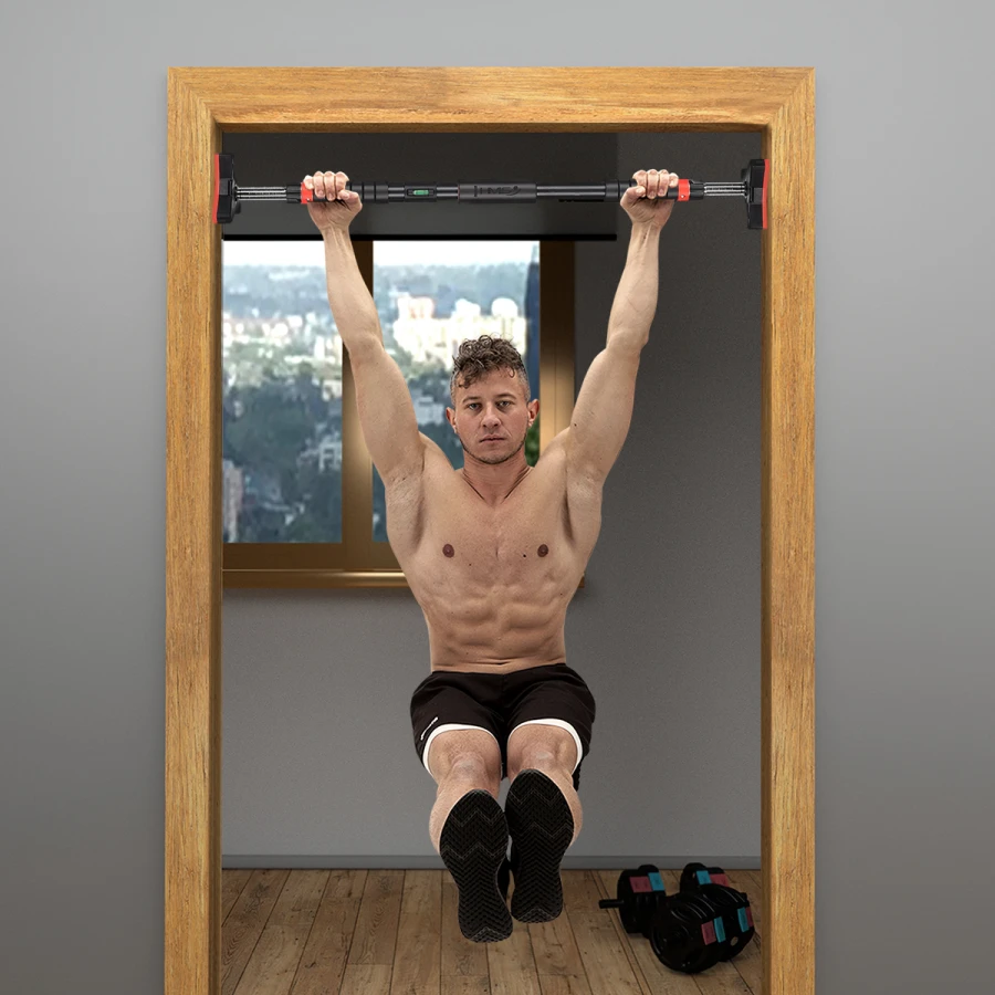 HMS Optrekstang - Pull Up Bar - Verstelbaar 98 - 130 cm - Detail