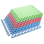 One Fitness Puzzelmat - Set van 9 - 10 mm - Multi - Detail