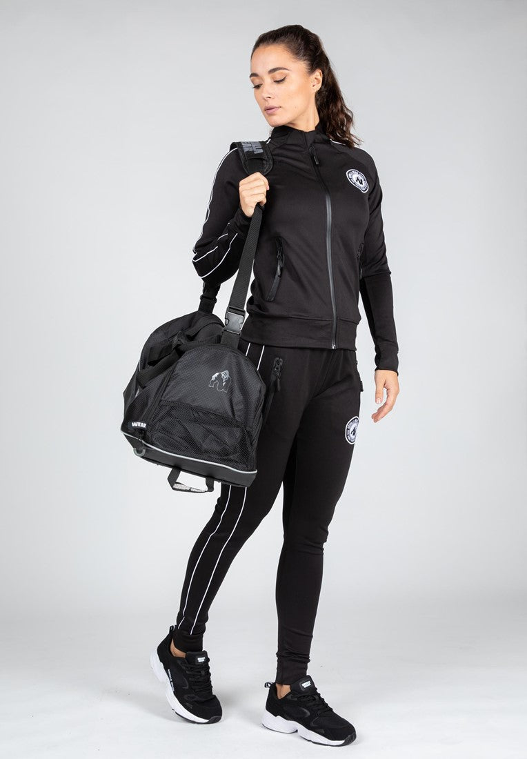 Gorilla Wear Montana Trainingsjas - Zwart - Detail