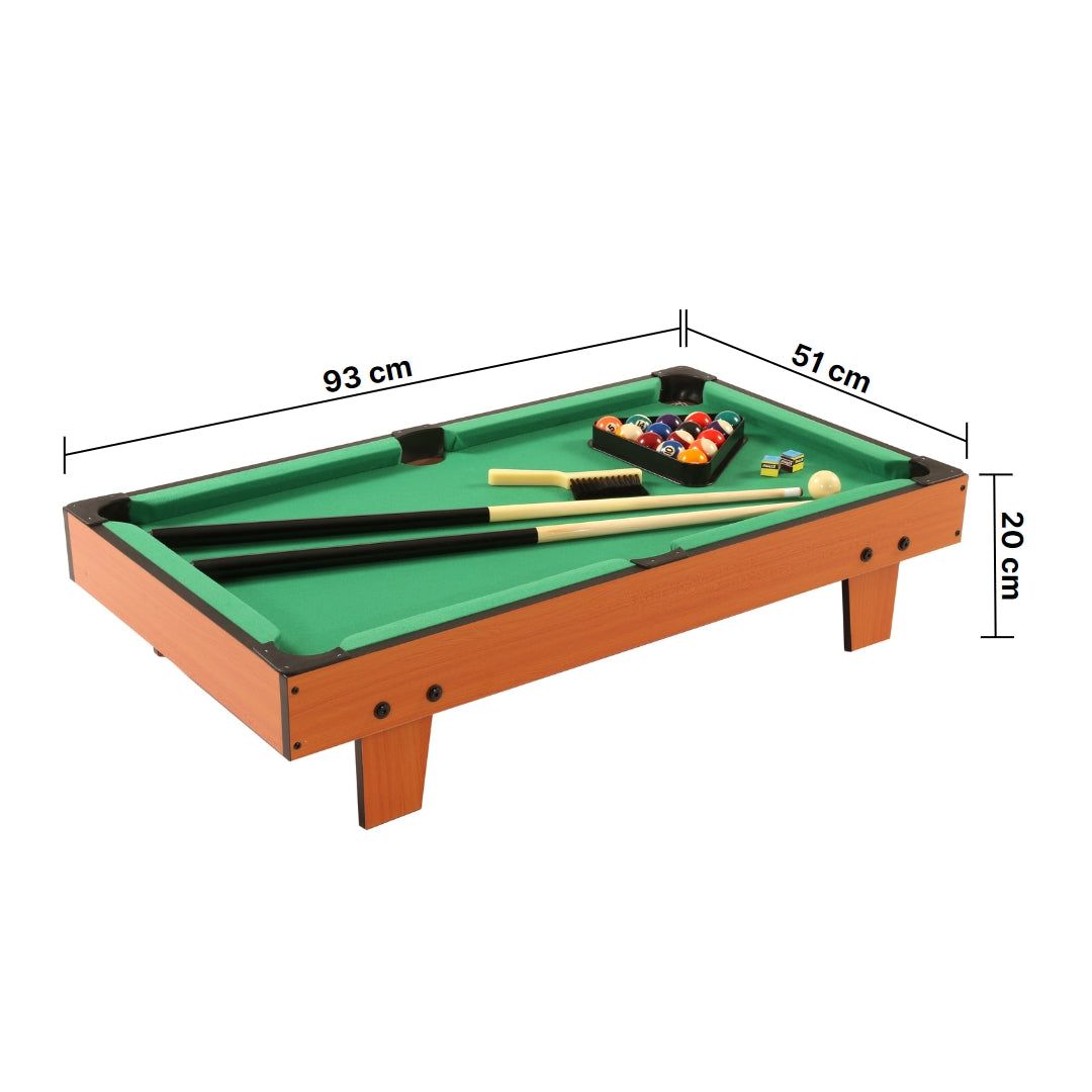 Bandito Mini Biljart - Mini Pooltafel - Bruin - Detail