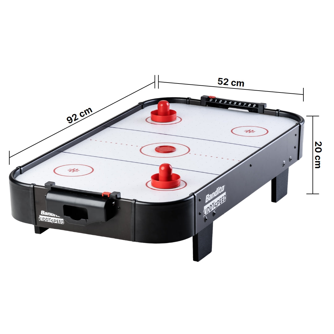 Bandito KiddySpeed Mini Airhockey Tafel - Zwart - Detail