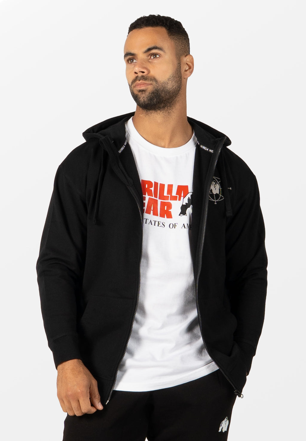 Gorilla Wear Scofield Vest - Zwart - Detail